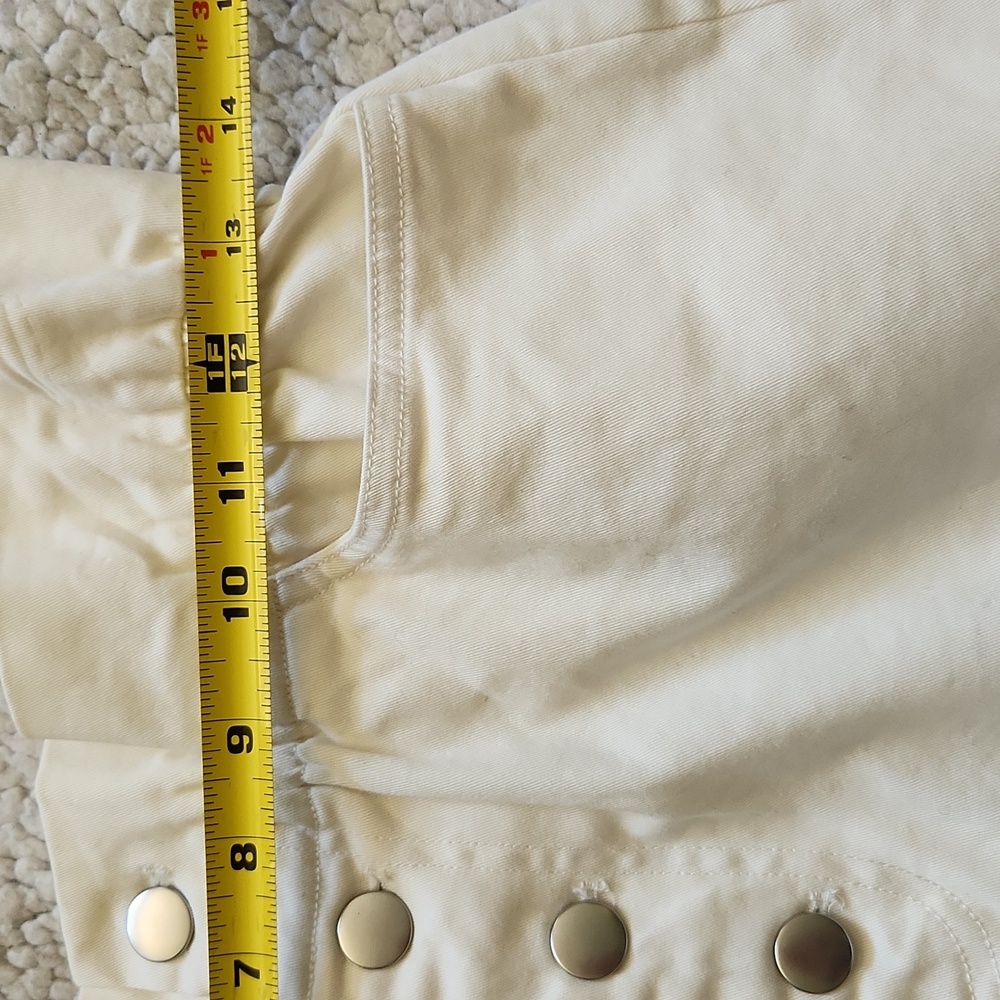 Solid & Striped Ashton Paperbag High Rise Shorts brulee white Sz S Pinup Girl - Picture 13 of 14